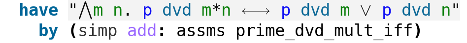 fact with bound variables